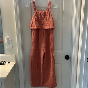 Carter's Girls Rust Jumpsuit